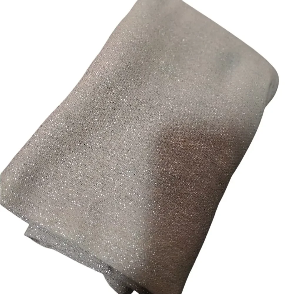 GLITTERING GOLD COTTON AMD SILVER METALLIC RECTANGULAR TABLECLOTH! 96